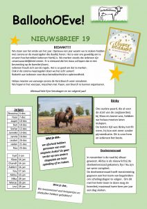 Nieuwsbrief 21 maart